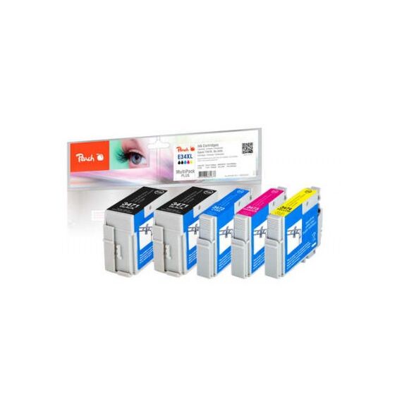 Peach Multi Pack Plus - 5-pack - XL - black, yellow,  | PI200-631