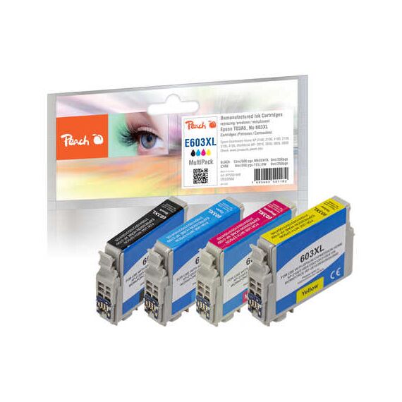 Peach PI200-848 / 13 ml / Multi pack / 1050 pages / 9 ml / 4 pc(s