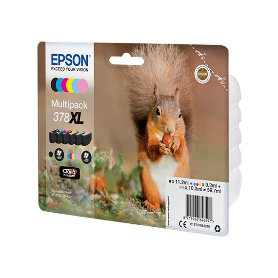 Epson 378XL Multipack - 6-pack - XL - black, yello | C13T37984010