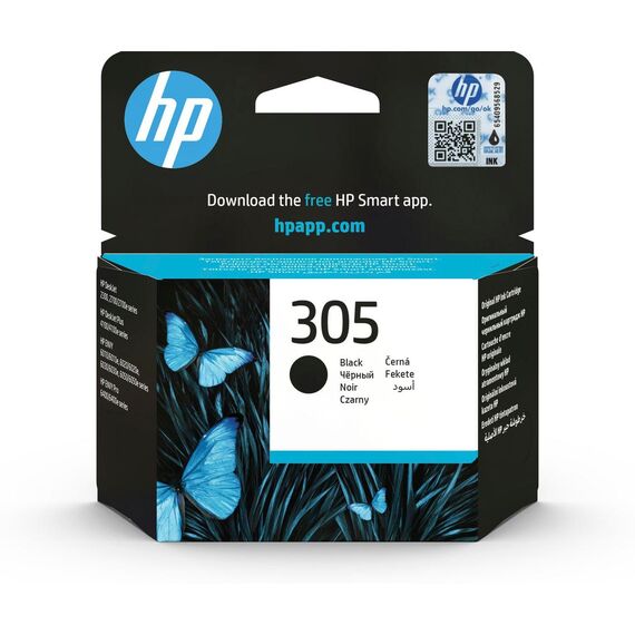 HP 305 - 2 ml - black - original - ink cartridge -  | 3YM61AE#301