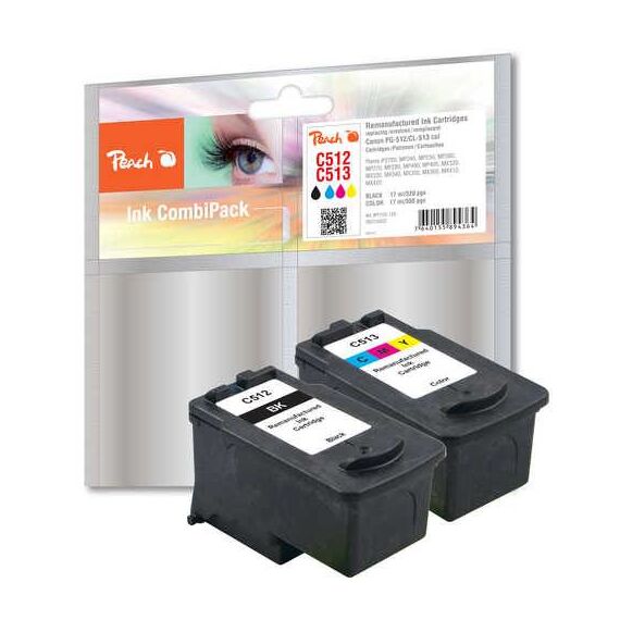 Peach Spar Pack - 2-pack - black, colour (cyan, magen | PI100-160