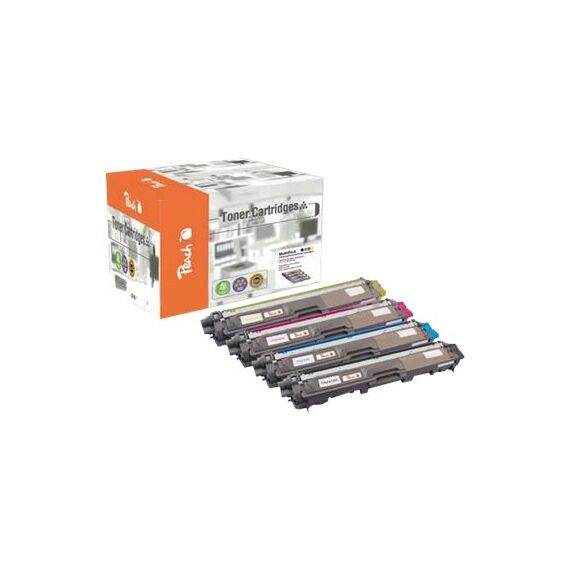 Peach - 4-pack - black, yellow, cyan, magenta - compatibl | PT510