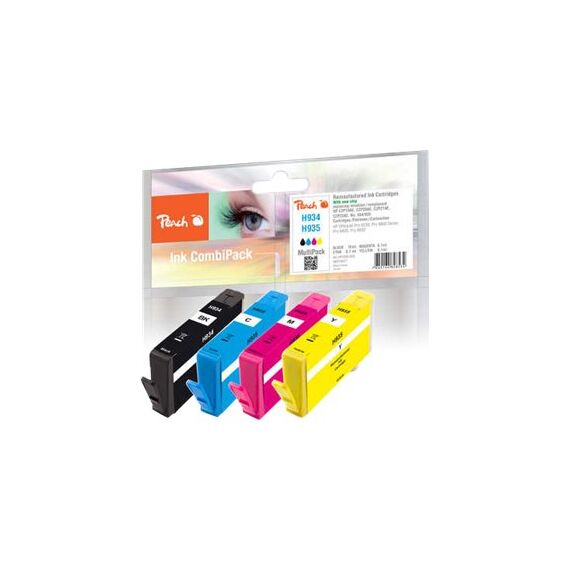 Peach Combi-Pack H934/H935 - 4-pack - S - black, yell | PI300-625