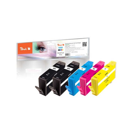 Peach Combi-Pack PLUS - 5-pack - S - black, yellow, c | PI300-685
