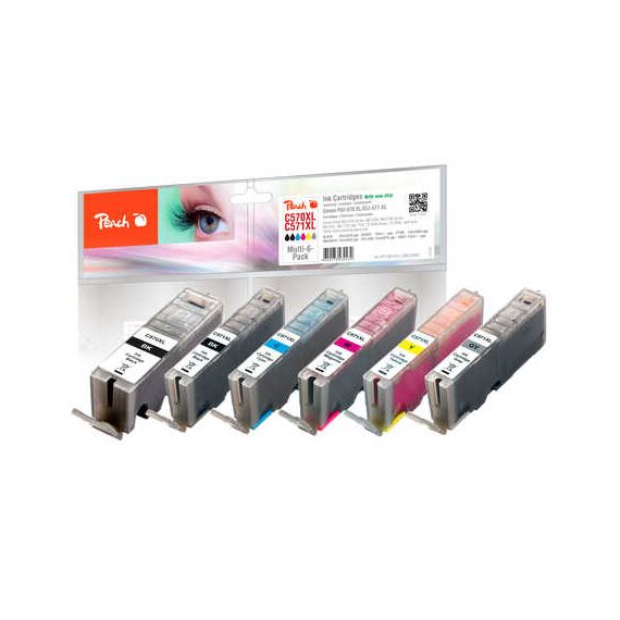 Peach PI100-313 / Pigment-based ink / 23 ml / Multi pack / 925 pa