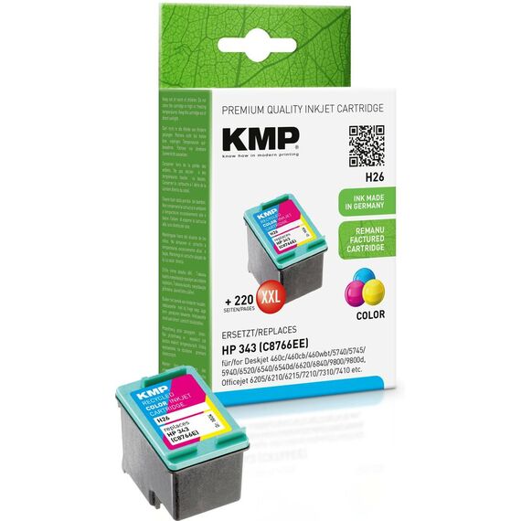 KMP H26 - 14 ml - XXL size - colour (cyan, magenta, y | 1024,4343