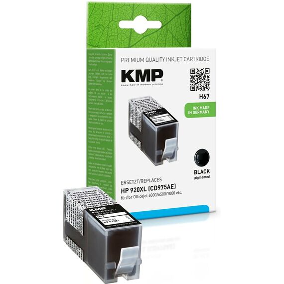 KMP H67 - 36 ml - black - compatible - ink cartridge  | 1717,0051