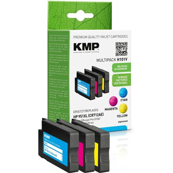 KMP MULTIPACK H101V - 3-pack - yellow, cyan, magenta  | 1723,4050