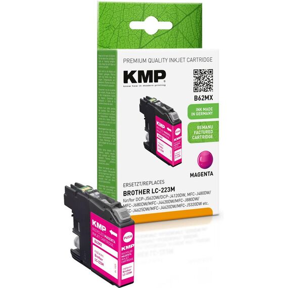 KMP B62MX - 5.9 ml - magenta - compatible - remanufac | 1529,4006