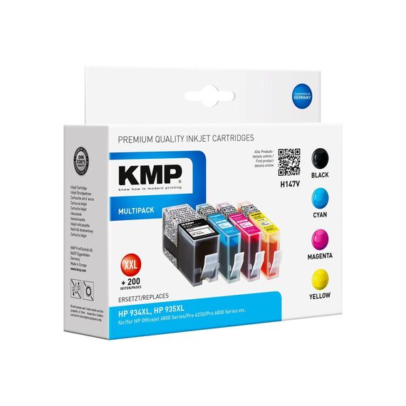 KMP MULTIPACK H147V - 4-pack - black, yellow, cyan, m | 1743,0050