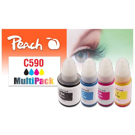Peach PI100-440 / 135 ml / Multi pack / 7000 pages / 70 ml / 4 pc