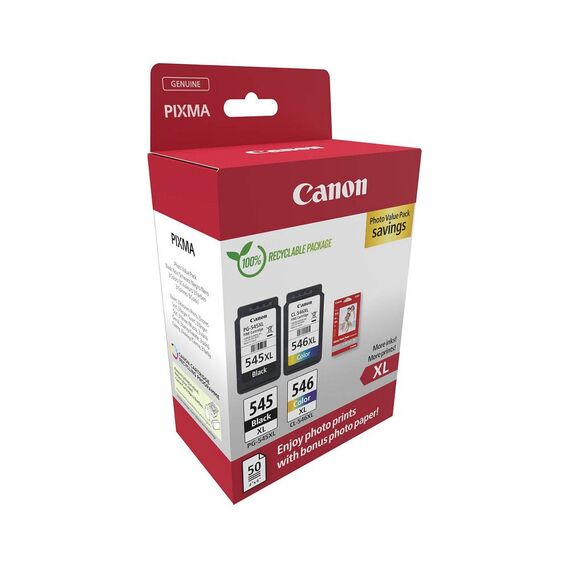 Canon PG-545XL/CL-546XL Photo Paper Value Pack - 2-pac | 8286B011