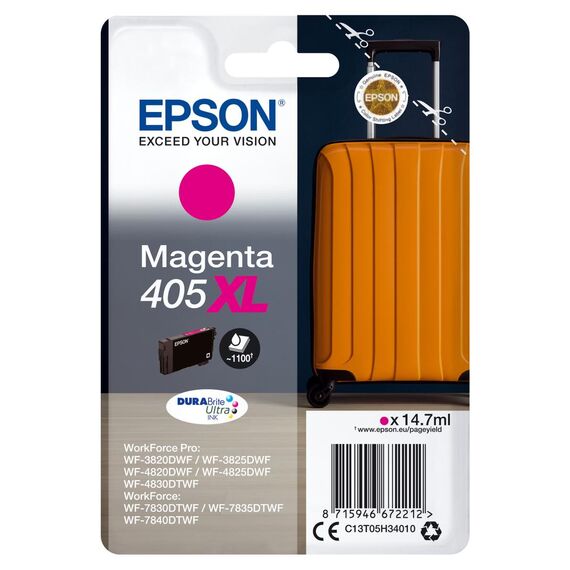Epson 405XL - 14.7 ml - XL - magenta - original -  | C13T05H34010