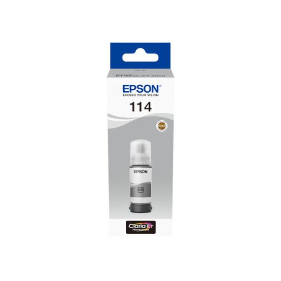 Epson EcoTank 114 - 70 ml - grey - original - ink re | C13T07B540