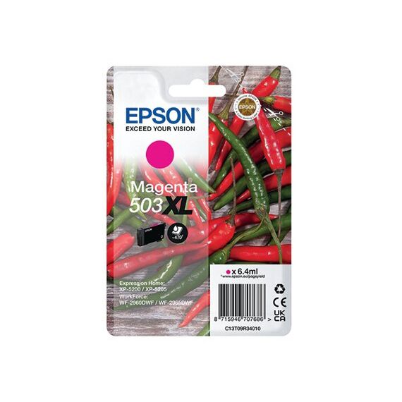 Epson 503XL - 6.4 ml - XL - magenta - original - b | C13T09R34010