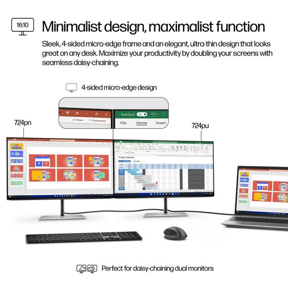 HP 724pn - Series 7 Pro - LED monitor - 24" - 1920  | 8X534AA#ABB