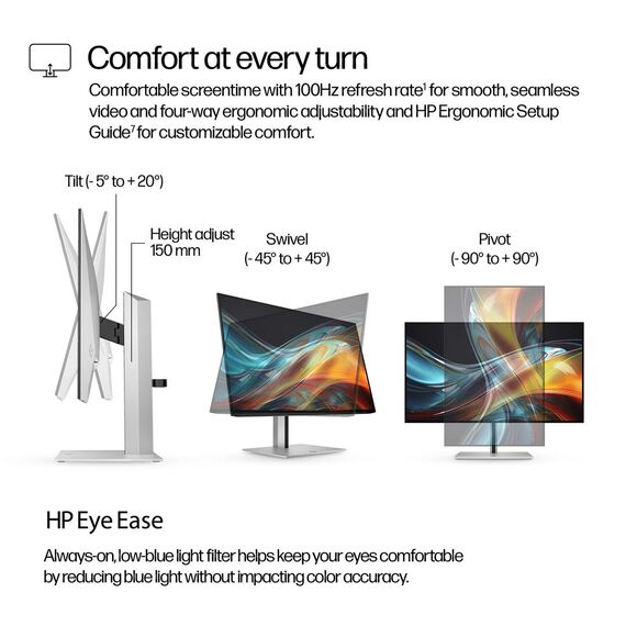 HP 724pn - Series 7 Pro - LED monitor - 24" - 1920  | 8X534AA#ABB