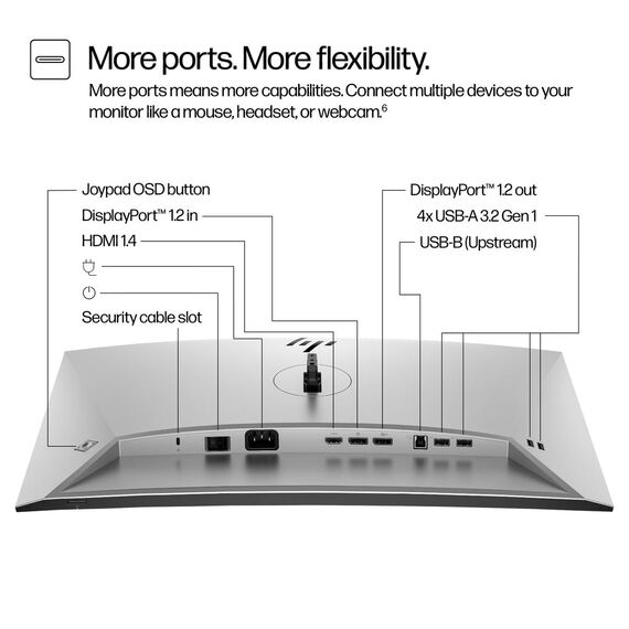 HP 724pn - Series 7 Pro - LED monitor - 24" - 1920  | 8X534AA#ABB
