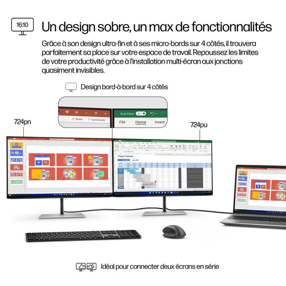 HP 724pn - Series 7 Pro - LED monitor - 24" - 1920  | 8X534AA#ABB