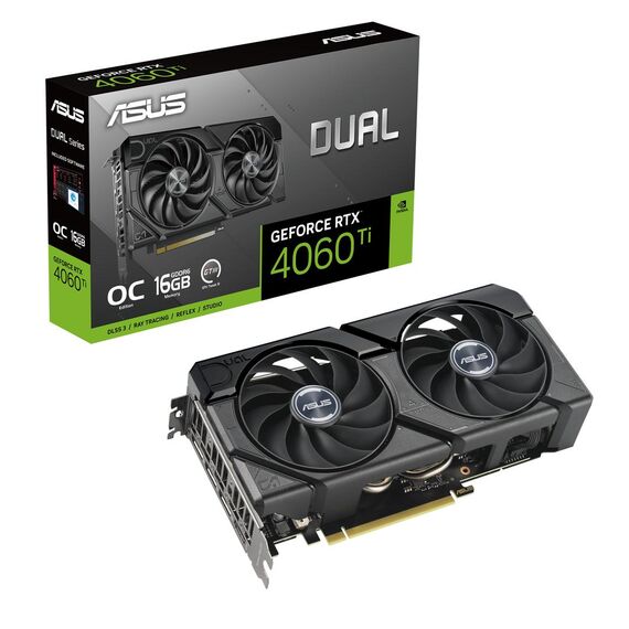 ASUS Dual GeForce RTX 4060 Ti EVO 16GB - OC Edi | 90YV0JH8-M0NA00