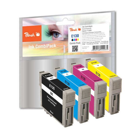 Peach Multi Pack - 4-pack - black, yellow, cyan, mage | PI200-214