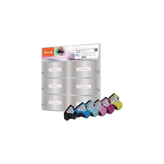 Peach Combi-Pack - 6-pack - black, yellow, cyan, mage | PI300-507