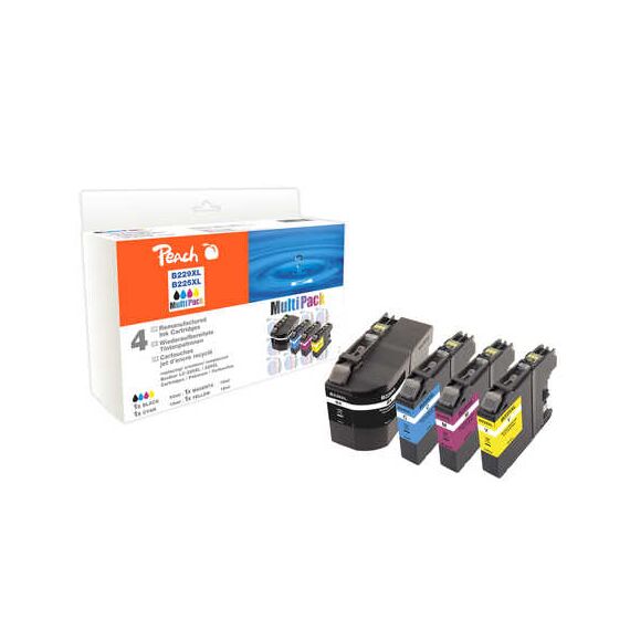Peach Combi-Pack - 4-pack - black, yellow, cyan, mage | PI500-171