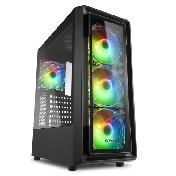Sharkoon TK4 RGB / Midi Tower / PC / Black / 3x 1 | 4044951030187