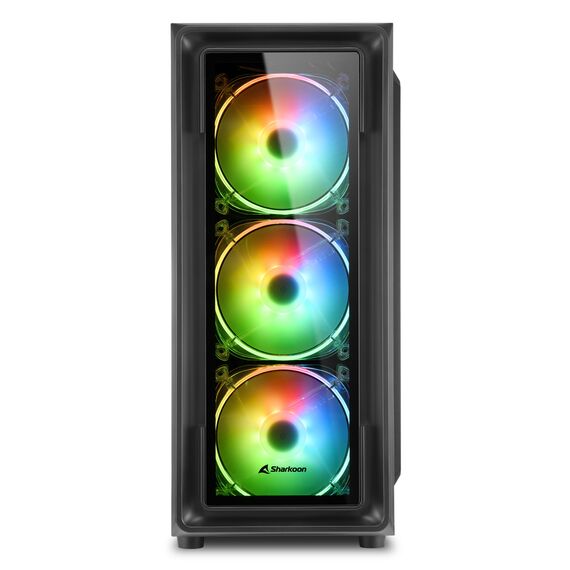Sharkoon TK4 RGB / Midi Tower / PC / Black / 3x 1 | 4044951030187