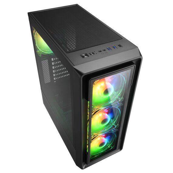 Sharkoon TK4 RGB / Midi Tower / PC / Black / 3x 1 | 4044951030187