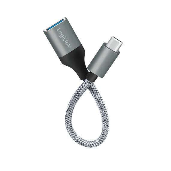 LogiLink KAB Adapter USB-C> USB-A ST-BU 0.15m Dark Grey  | CU0106