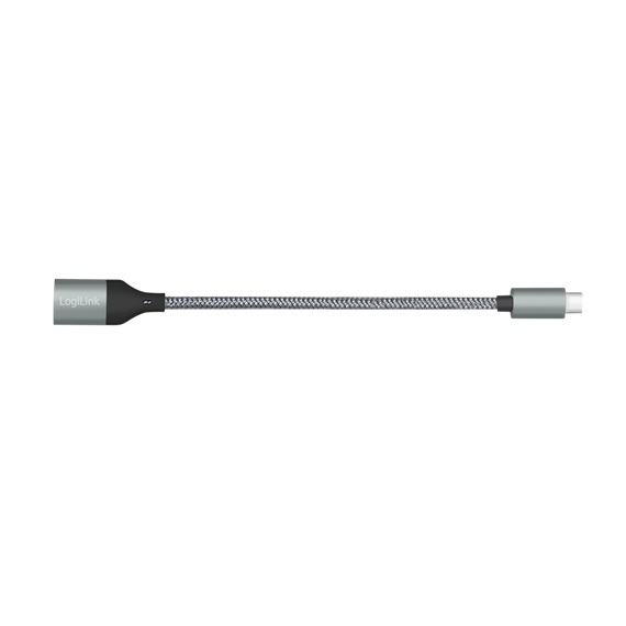 LogiLink KAB Adapter USB-C> USB-A ST-BU 0.15m Dark Grey  | CU0106