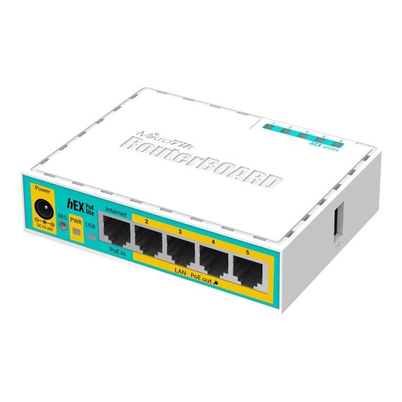 MikroTik RouterBOARD hEX lite RB750UPr2 - Router - 4-port switch