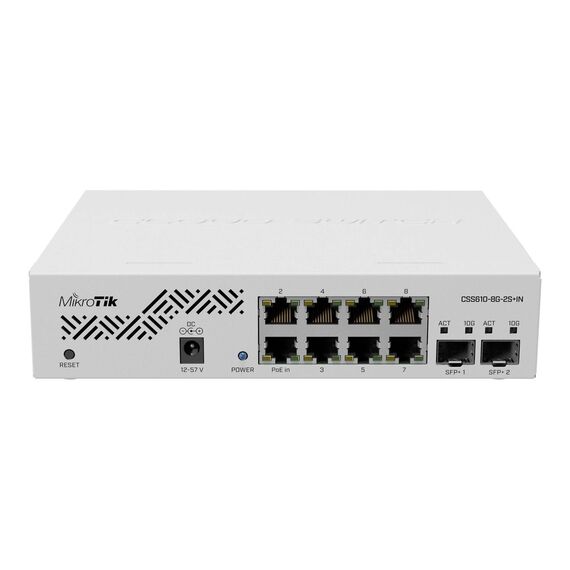 MikroTik Cloud Smart Switch CSS610-8G-2S+IN - Switch - smart - 8