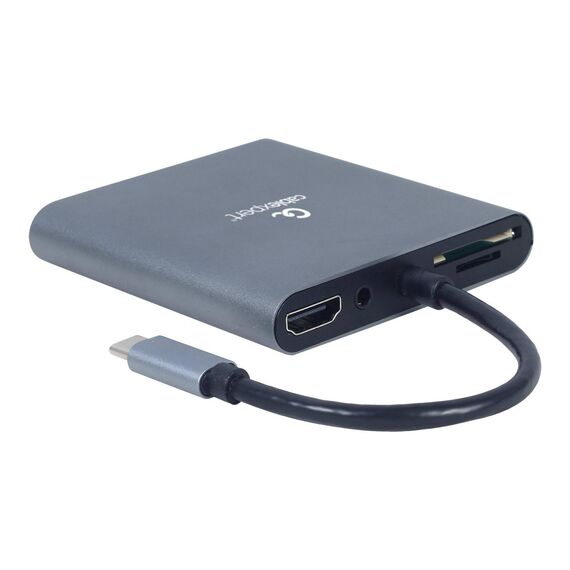 Cablexpert A-CM-COMBO6-01 - Docking station - USB-C 3.1 - VGA, HD