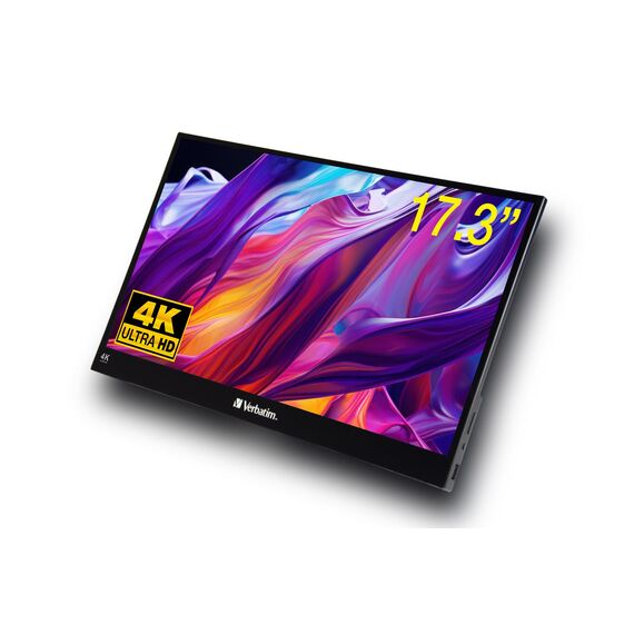 Verbatim PMT-17-4K - LED monitor - 17.3" - portable - tou | 32239