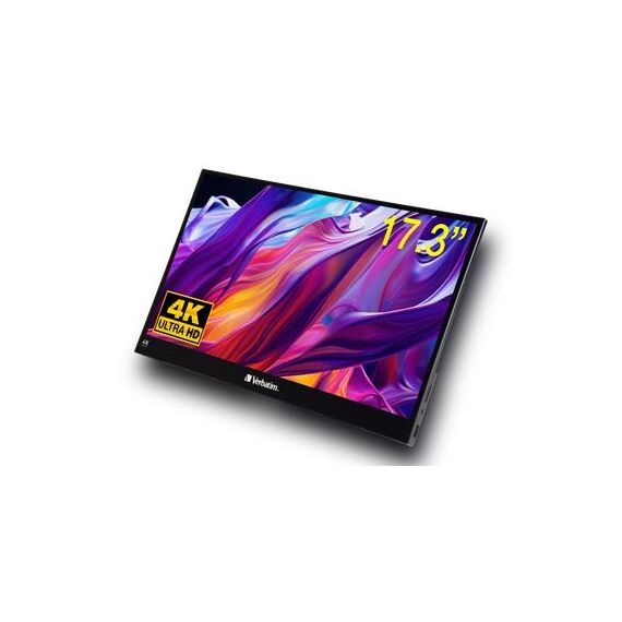 Verbatim PMT-17-4K - LED monitor - 17.3" - portable - tou | 32239