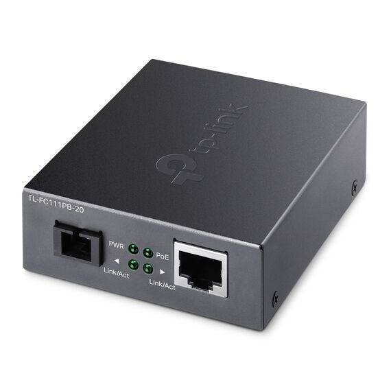TP-LINK 10/100Mbps WDM Media Converter with 1-Port P | FC111PB-20