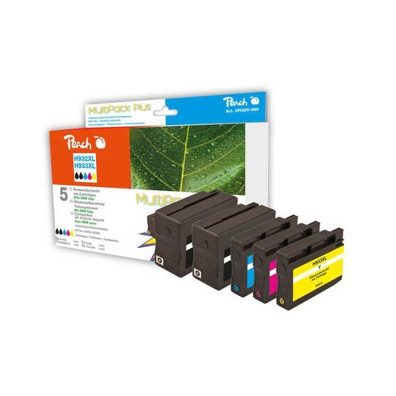 Peach Combi-Pack PLUS - 5-pack - high capacity - blac | PI300-580