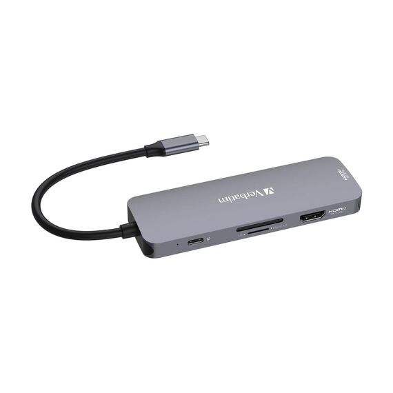 Verbatim CMH 08 - Hub - 1 x HDMI + 1 x USB-C (power deliv | 32151