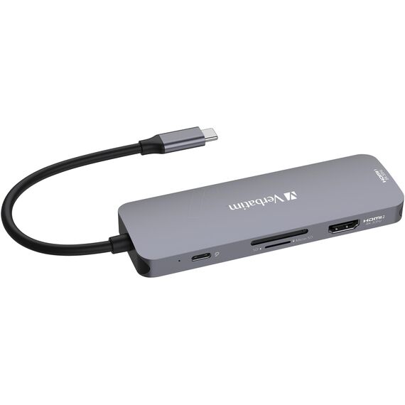 Verbatim CMH 08 - Hub - 1 x HDMI + 1 x USB-C (power deliv | 32151