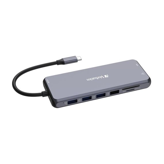 Verbatim - Hub - 2 x HDMI + 1 x VGA + 7 x USB + 1 x 1 Gig | 32154