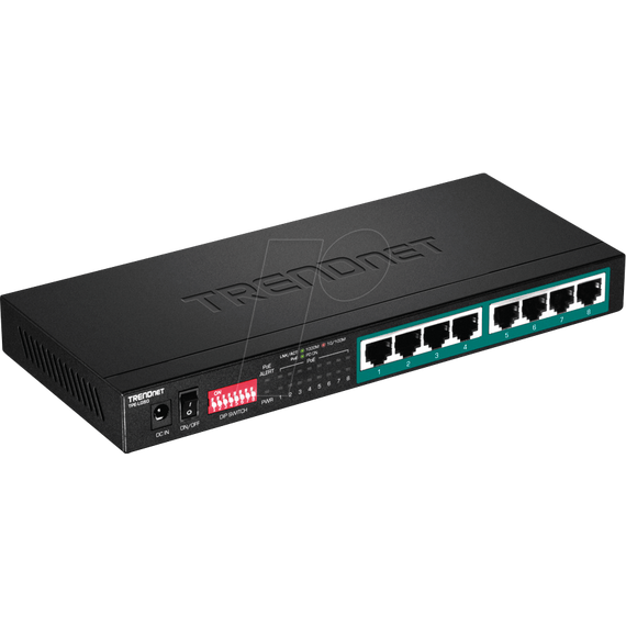 TRENDnet TPE LG80 - Switch - unmanaged - 8 x 10/100/10 | TPE-LG80