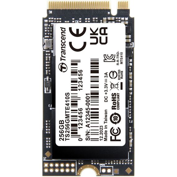 Transcend TS256GMTE410S 256GB M.2 2242 PCIe Gen4x4 NVMe 3D TLC DR