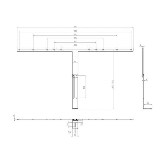 HAGOR - Mounting component (universal adapter) - for video | 2918
