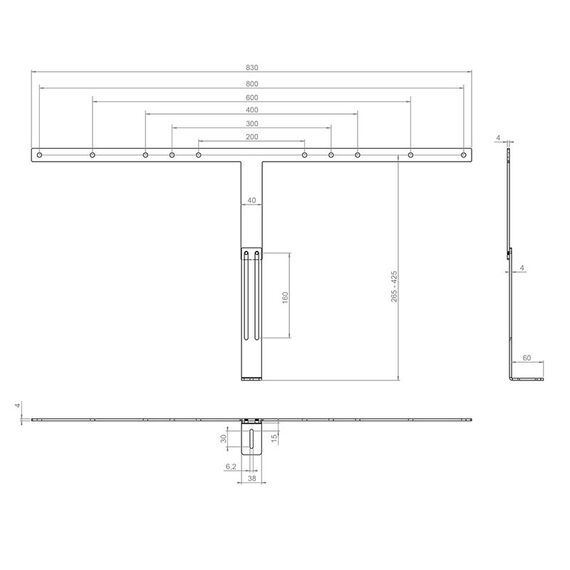 HAGOR - Mounting component (universal adapter) - for video | 2918