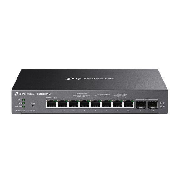 TP-Link Omada SG2210XMP-M2 V1.6 - Switch - L2+ - smart - 8 x 100/