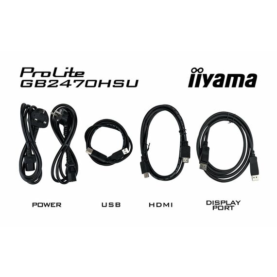 Iiyama 24W LCD Full HD Business Gaming Fast IP - F | GB2470HSU-B6