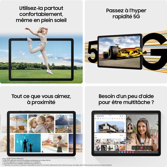 Samsung Galaxy Tab A9+ - Tablet - Android 13 - 6 | SM-X210NZSAEUB