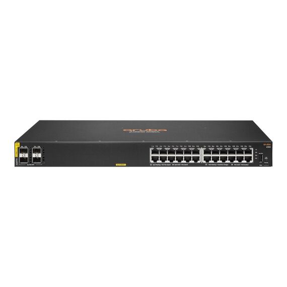 HPE Aruba 6100 24G Class4 PoE 4SFP+ Switch Managed JL677AABB